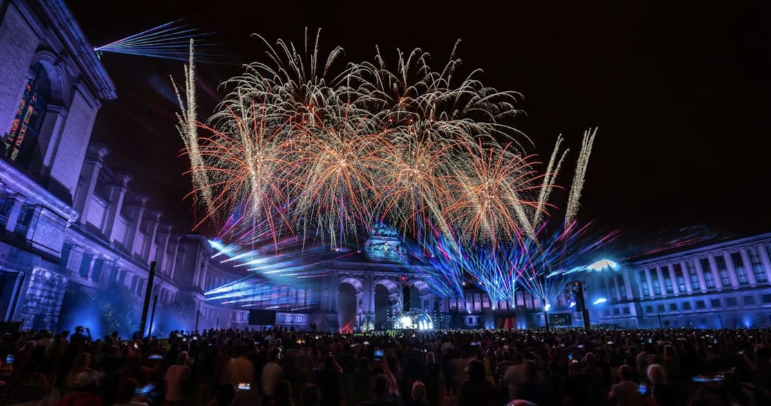 Fuegos artificiales Bruselas